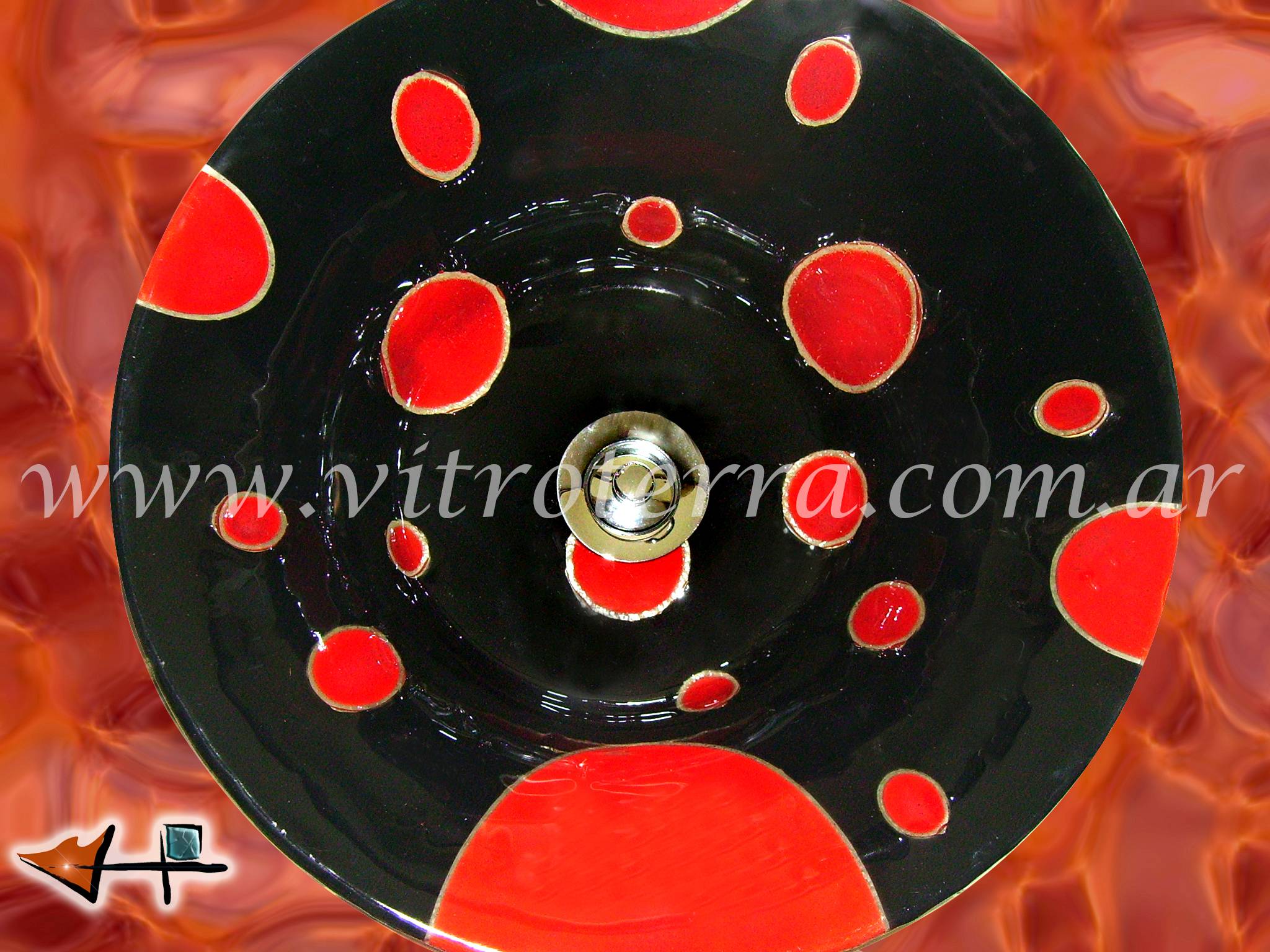 Bacha circular de vidrio Pop