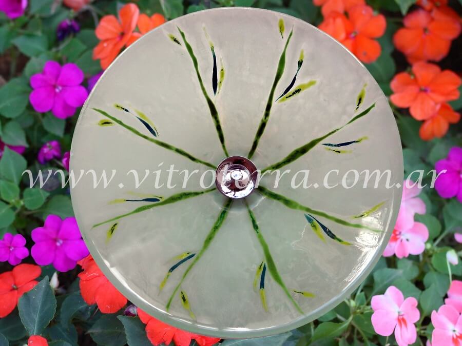 Bacha circular de vidrio Primeros-Brotes