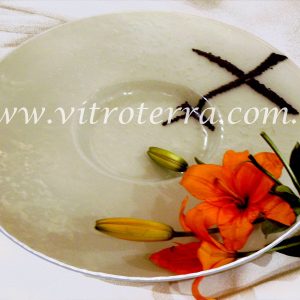 Centro circular de vidrio Oriente