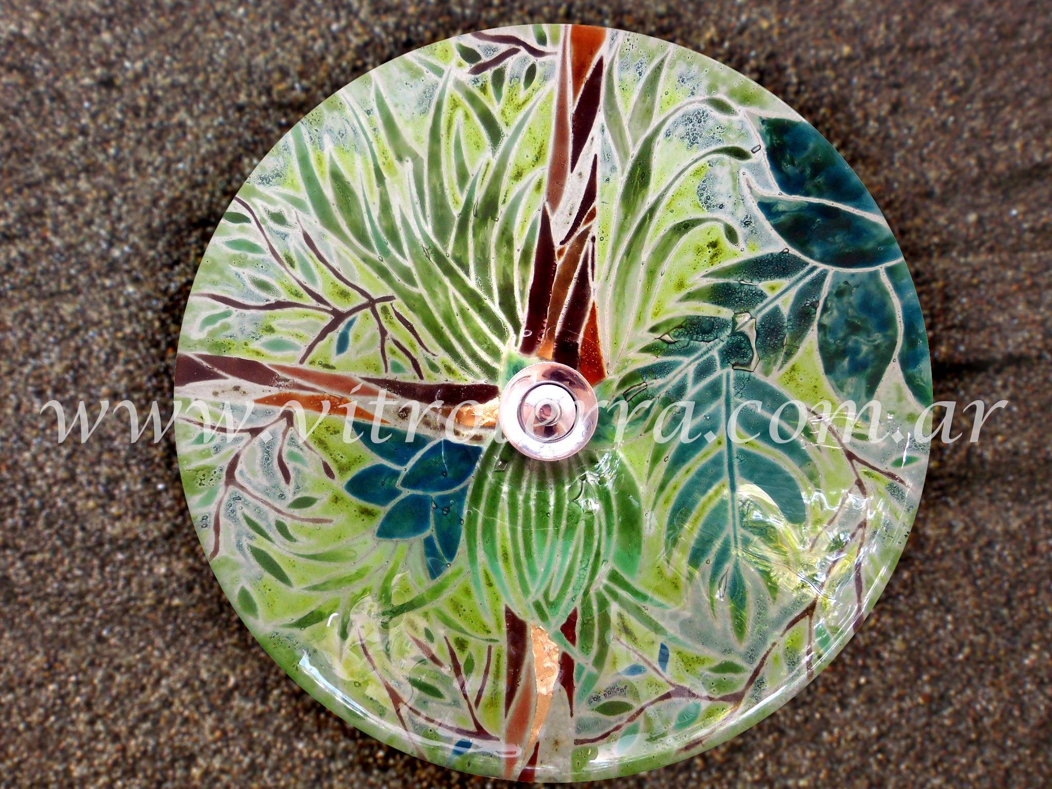 Bacha circular de vidrio El-Bosque-de-la-Viuda