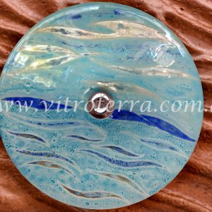 Bacha circular de vidrio El-Mar-de-la-Viuda