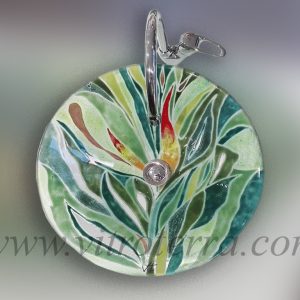 Bacha circular de vidrio Esmeralda