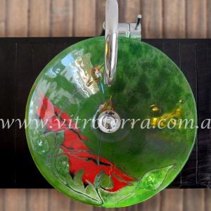 Bacha circular de vidrio Flor-del-Bosque