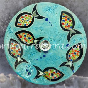 Bacha circular de vidrio Ictis