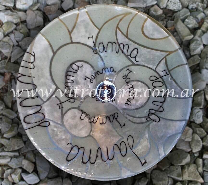 Bacha circular de vidrio Janna