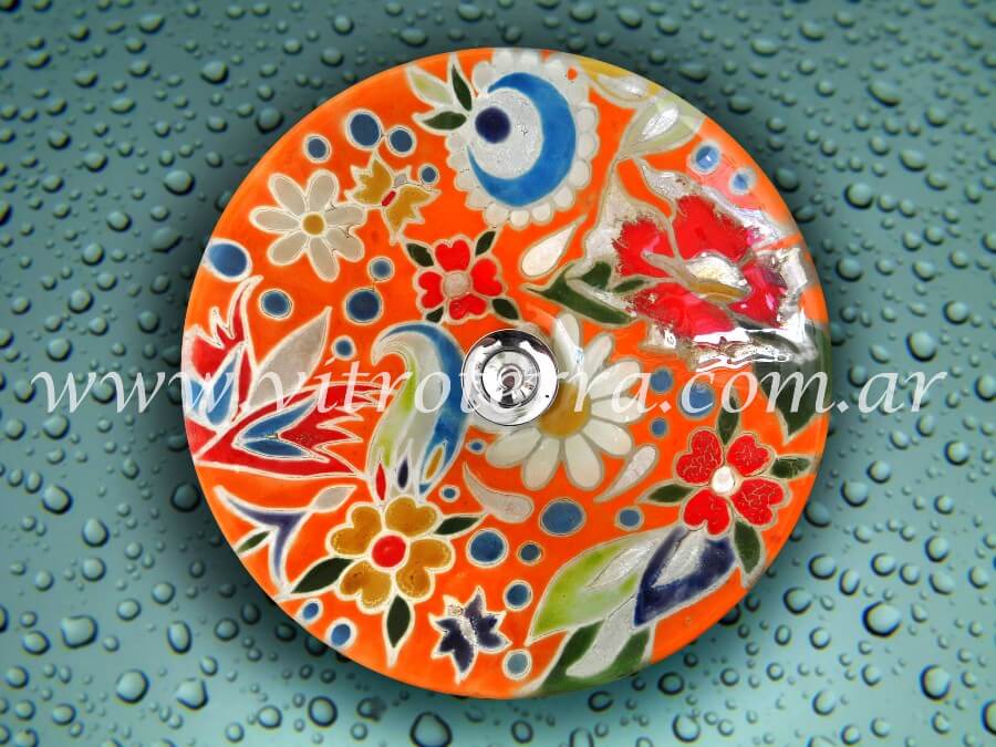 Bacha circular de vidrio Jardín-Bahiano