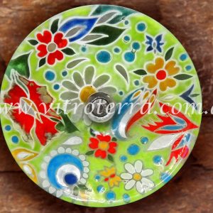 Bacha circular de vidrio Jardín-Bahiano-Manzana