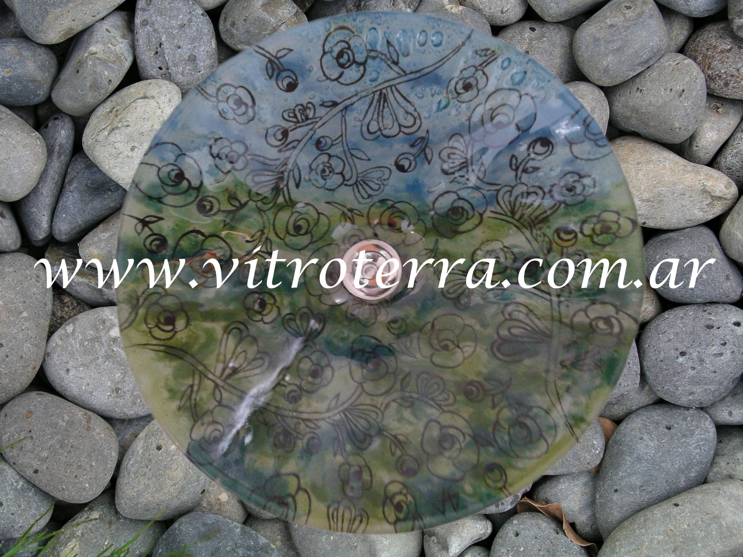 Bacha circular de vidrio Julie