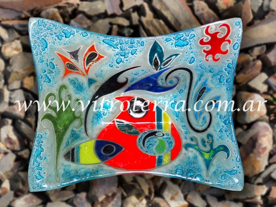 Bacha rectangular de vidrio Kinder