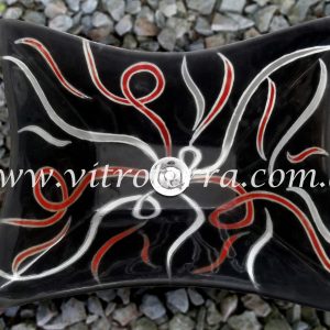 Bacha rectangular de vidrio Loca