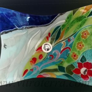 Bacha rectangular de vidrio La-Novia