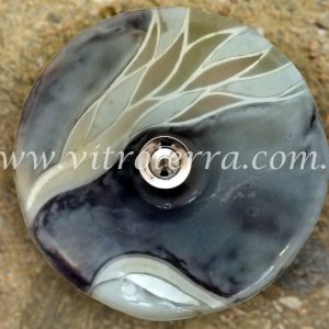 Bacha circular de vidrio Lilas