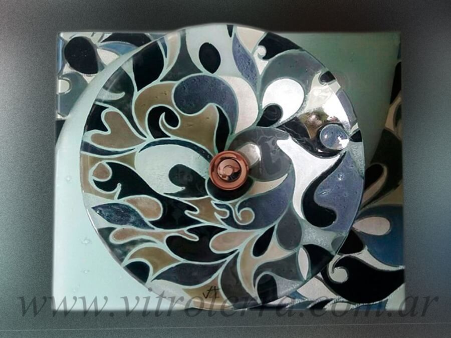 Bacha circular de vidrio Marie