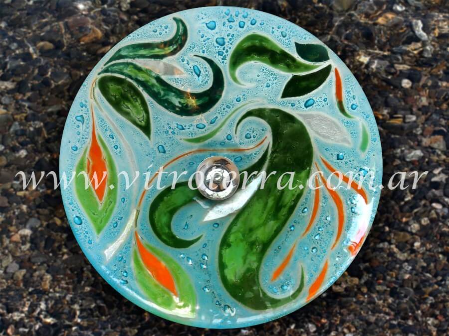 Bacha circular de vidrio Marine-Garden