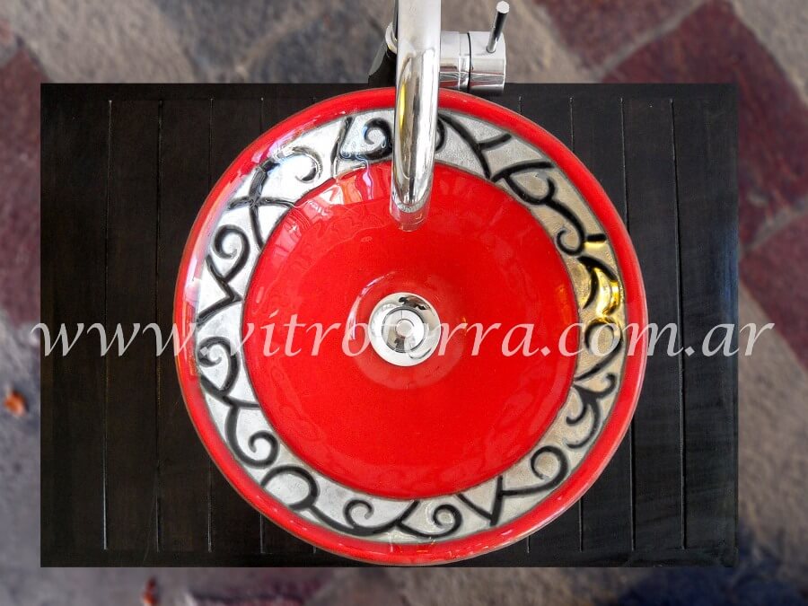 Bacha circular de vidrio Mateo