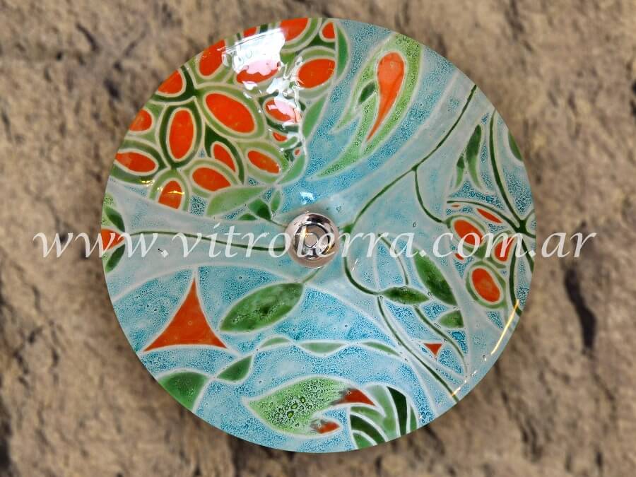 Bacha circular de vidrio Morea