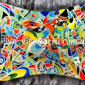 Bacha rectangular de vidrio Mundo-Mágico