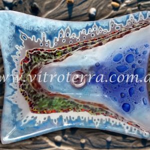 Bacha rectangular de vidrio Mykonos