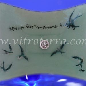 Bacha rectangular de vidrio Neruda