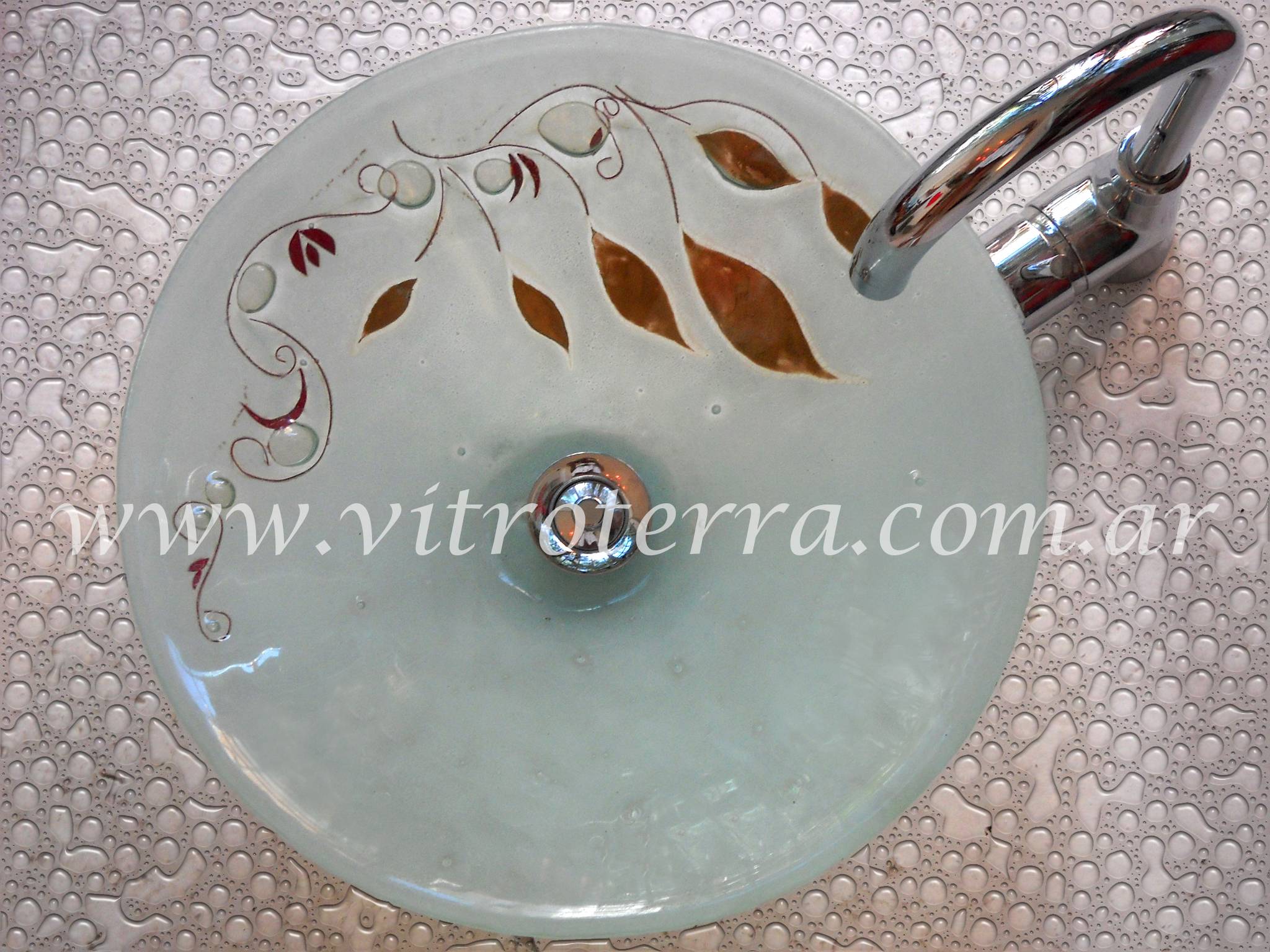 Bacha circular de vidrio New-Jersey