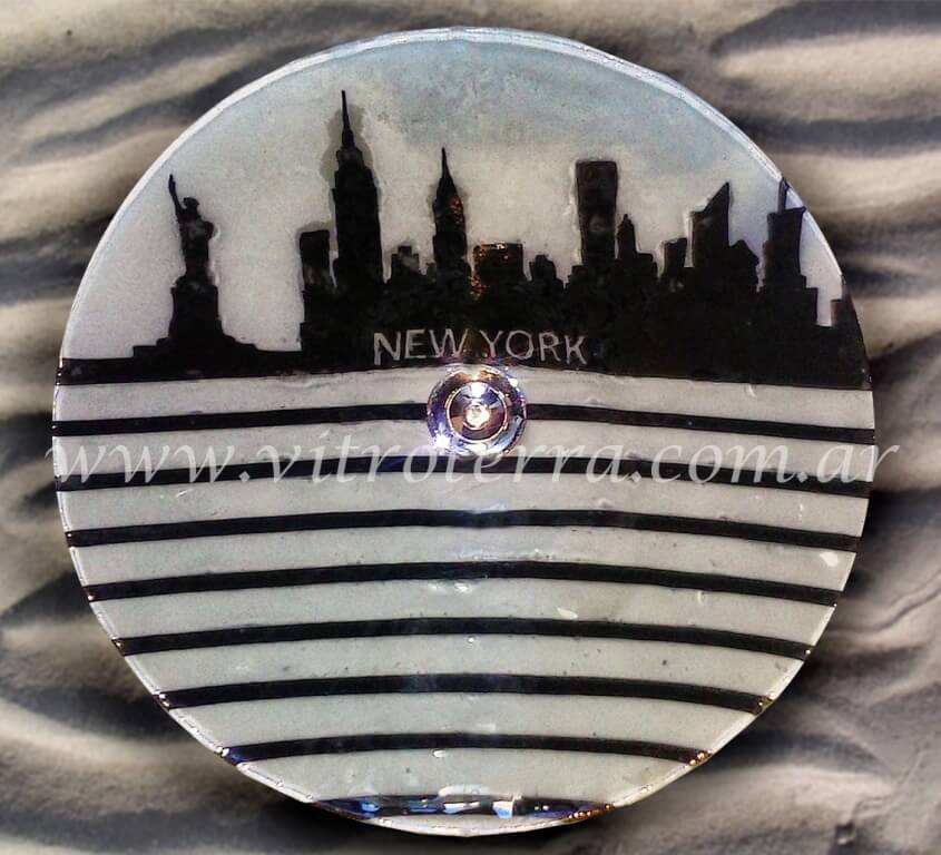 Bacha circular de vidrio New-York