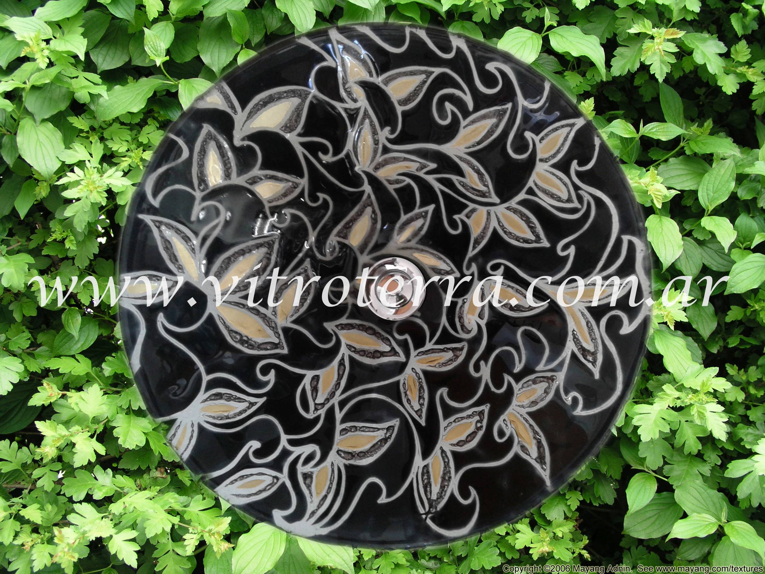 Bacha circular de vidrio Oaky