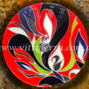 Bacha circular de vidrio Orchid