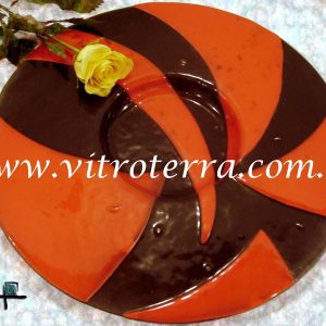 Centro circular de vidrio Pasión