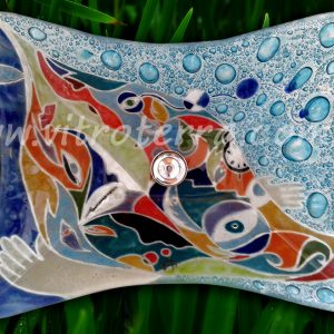 Bacha rectangular de vidrio Protege-mi-Sueño