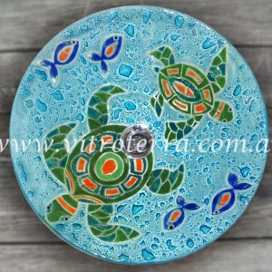 Bacha circular de vidrio Tamar