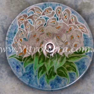 Bacha circular de vidrio Rivera