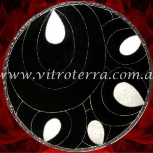 Centro circular de vidrio Reflejos