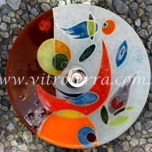 bacha circular de vidrio Picasso