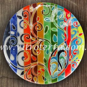 Centro circular de vidrio Seasons