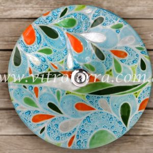 Bacha circular de vidrio Secretos-Marinos