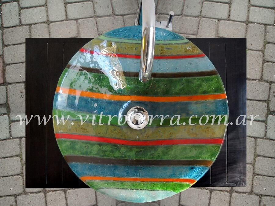 Bacha circular de vidrio Summer