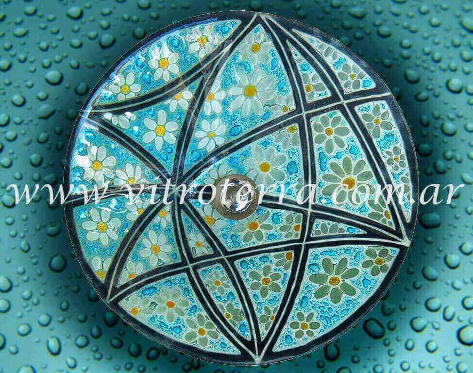 Bacha circular de vidrio Sunshine