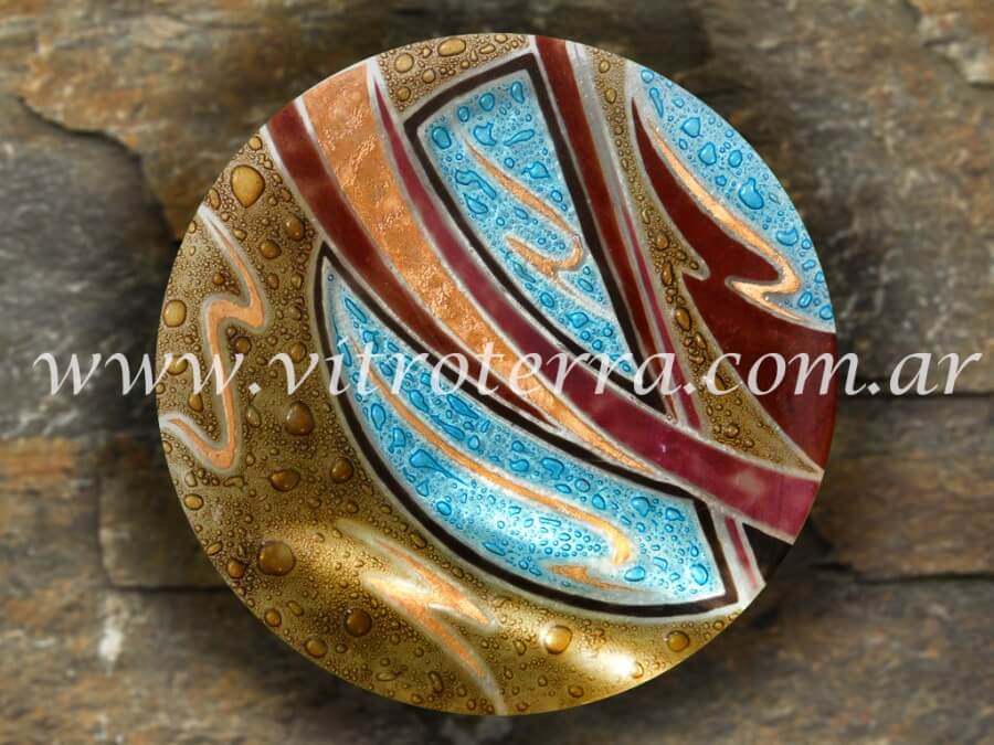 Centro circular de vidrio Terranova