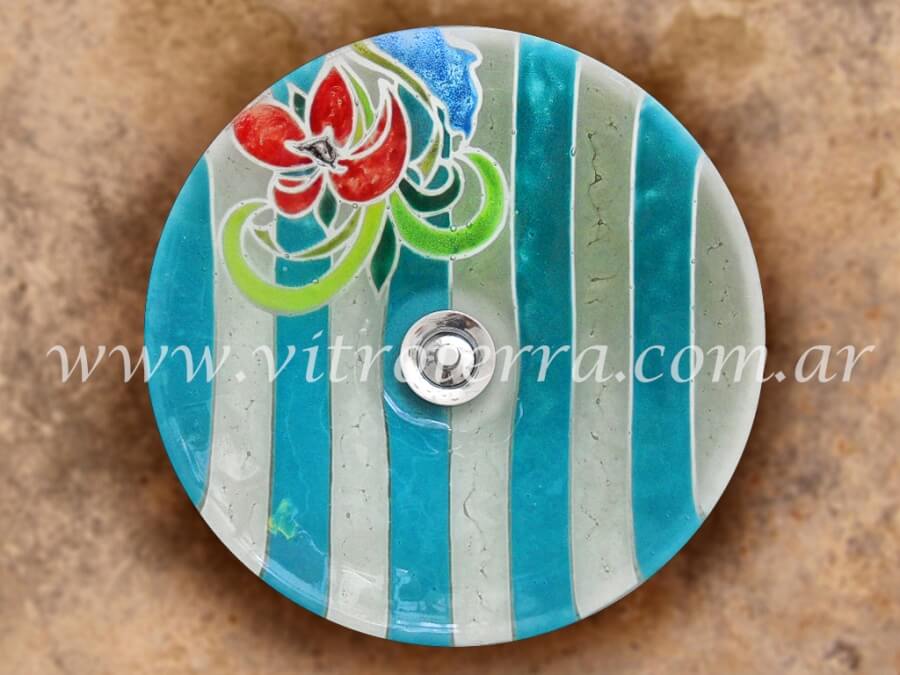 Bacha circular de vidrio The-Hamptons