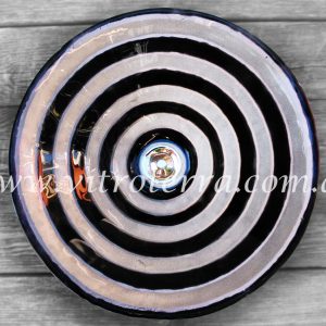 Bacha circular de vidrio Túnel-Nacarado