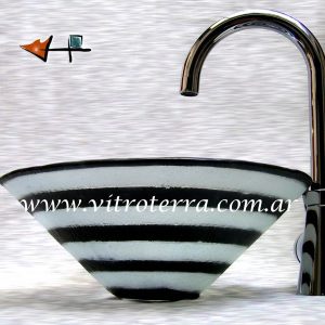 Bacha circular de vidrio Túnel