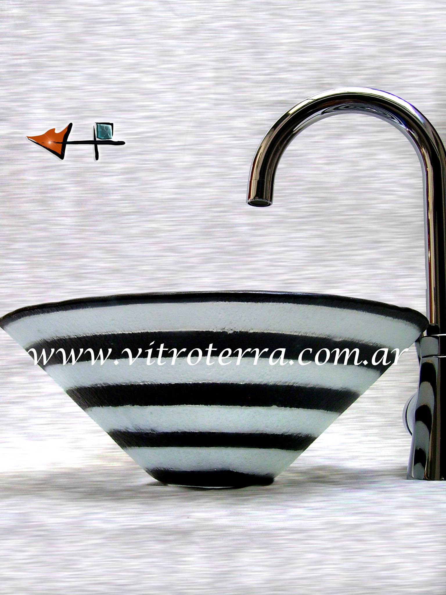 Bacha circular de vidrio Túnel