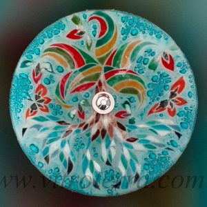 Bacha circular de vidrio Merlina